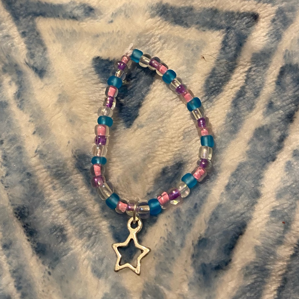 Homemade bracelet.